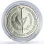 Uganda 200 shillings IYDP Disabled Persons Year Piefort proof silver coin 1981