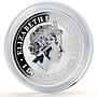 Australia 1 dollar Lunar Calendar series I Year of the Mouse silver coin 2008
