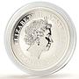 Australia 1 dollar Lunar Calendar series I Year of the Tiger silver coin 2010