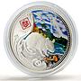 Niue 1 dollar Lunar Calendar Year of the Rat Mouse River silver coin 2008