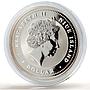 Niue 1 dollar Lunar Calendar Year of the Rat Mouse River silver coin 2008
