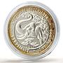 Somalia 1000 shillings African Wildlife Elephant Fauna silver coin 2005