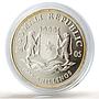 Somalia 1000 shillings African Wildlife Elephant Fauna silver coin 2005