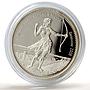 Switzerland 50 francs Vaudois Shooting Festival Thaler Archer silver coin 2008