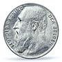 Belgium 50 centimes Leopold II Dutch Text Der Belgen AU58 PCGS silver coin 1901