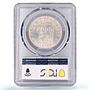 Brazil 2000 reis Regular Coinage Liberty Head KM-514 AU58 PCGS silver coin 1911
