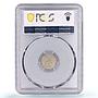 Chile 5 centavos Regular Coinage Condor KM-155.2a AU58 PCGS silver coin 1908