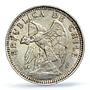 Chile 5 pesos Regular Coinage Condor Narrow 0,9 Below UNC PCGS silver coin 1927