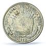Costa Rica 50 centimos Regular Coinage "1923" KM-159 AU53 PCGS silver coin 1893