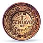 Honduras 1 centavo Regular Coinage Heavy Type KM-77.1 MS64 PCGS bronze coin 1935