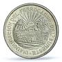Mexico 5 pesos Southeastern Railroad Opening Train MS63 PCGS silver coin 1950