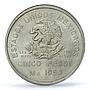 Mexico 5 pesos Southeastern Railroad Opening Train MS63 PCGS silver coin 1950
