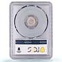 Netherlands Holland 1 stuiver Bezemstuiver KM-91 MS64 PCGS silver coin 1739