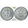 Netherlands Holland 1 stuiver Bezemstuiver KM-91 MS64 PCGS silver coin 1739