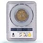 Romania 2000 lei Regular Coinage Mihai I KM-69 UNC PCGS NiBrass coin 1946