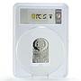 Andorra 10 diners Seven Virtures Prudentia Prudence PR69 PCGS silver coin 2012