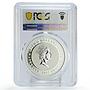 Cook Islands 2 dollars Sherlock Holmes Literature PL69 PCGS silver coin 2007