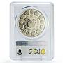Colombia 10000 pesos Two Worlds Encounter Santa Fe Bogota PR64 PCGS Ag coin 1991