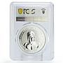 Cambodia 3000 riels Lunar Calendar Dog Year Labrador PL69 PCGS silver coin 2006