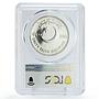 Pakistan 100 rupees Muhammad Ali Jinnah Politics MS60 PCGS silver coin 1976