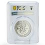 Burundi 100 francs Independence King Mwambutsa IV Politics PL66 PCGS coin 1966