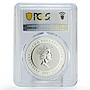 Cook Islands 2 dollars Sherlock Holmes Sign of Four PL68 PCGS silver coin 2007