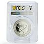 East Timor Leste Independence 20th Anniversary SP68 PCGS silver medal coin 2002