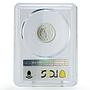 Mexico 1/10 onza Libertad Angel of Independence MS68 PCGS silver coin 2006