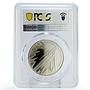 Ukraine 5 hryvnias Thank Railway Workers Railroads Trains SP69 PCGS Ni coin 2023