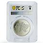 Ukraine 5 hryvnias Thank Volunteers Superheroes Country SP69 PCGS Ni coin 2023
