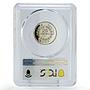 Costa Rica 25 centimos Regular Coinage BCCR KM-188 PR67 PCGS CuNi coin 1976