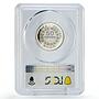 Costa Rica 50 centimos Regular Coinage BCCR KM-189.3 PR66 PCGS CuNi coin 1976