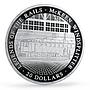 Liberia 20 dollars Railways Railroads Trains Windsplitter proof silver coin 2002