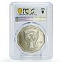 Sudan 1 pound FAO World Food Day Rural Women UNC PCGS CuNi coin 1978