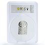 Andorra 10 diners Seven Virtures Fides Faith Art PR69 PCGS silver coin 2012