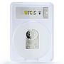Andorra 10 diners Seven Virtures Caritas Charity Art PR69 PCGS silver coin 2012