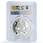 Bosnia Herzegovina 750 dinara Preserve Planet Goosander PR70 PCGS Ag coin 1996
