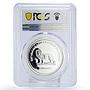 Congo 10 francs Conservation Marine Life Emperor Fish Fauna PR70 PCGS coin 2004