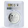 Eritrea 10 dollars Preserve Planet Earth Falcon Camel PR70 PCGS silver coin 1996
