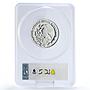 Mexico 10 pesos Revolutionaries Cuernavaca Train PR69 PCGS 2 oz silver coin 2010