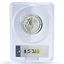 Mexico 10 pesos Revolution 1910 La Soldadera Adelita PR69 PCGS silver coin 2010