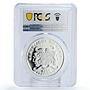Benin 1000 francs Nature Protection Elephant Fauna PL69 PCGS silver coin 2017