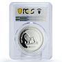 Congo 10 francs Conservation Marine Life Octopus Fauna PR70 PCGS Ag coin 2004
