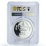 Mongolia 500 togrog New Wonders China Great Wall PR69 PCGS silver coin 2008
