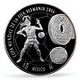 Mexico 5 pesos Football World Cup in Germany Player PF70 NGC silver coin 2006