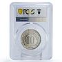 Spitzbergen 10 tk Fight Against the Covid 19 Epidemic PR70 PCGS CuNi coin 2020