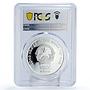 Vietnam 10000 dong Lunar Year of the Goat Hologram PR69 PCGS silver coin 2003
