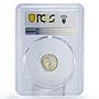 Rhodesia Nyasaland 3 pence Regular Coinage Flower PR67 PCGS silver coin 1955