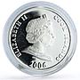 Cook Islands 10 dollars United States Liberty Statue Monuments silver coin 2006