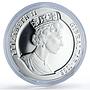 Gibraltar 1 crown Solid As Rock City Landscape Rising Sun proof silver coin 1995